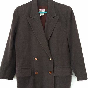 Vintage 80s French pure wool oversize boyfriend blazer 🎈host pick X2 🎈